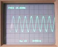 標準水晶での波形