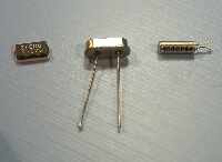 取り付ける3つの水晶外観