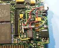 基板裏面の配線