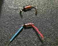 ダイオードのリードを柔らかくする