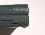 余分な接着剤を削り取り正常になったところ