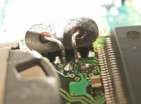 水晶の取り付け部が外れた別の例