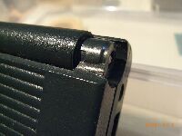 ヒンジキャップ内部の割れ