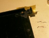 前回の補修を取り去る