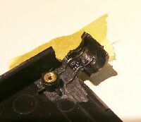 補強線を仮に置いたところ