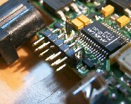 ピンが折れたように見える