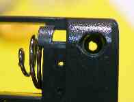 ネジ孔を調整して小さくしたところ