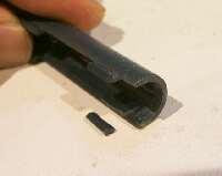 ヒンジ筒部のラッチ爪割れ