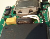 作動していた40MHZ水晶振動子