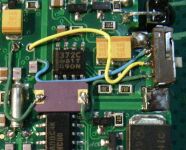 表面実装型水晶と小型スイッチ