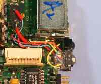 基板CPU側の配線