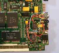 基板MEMORY側の配線