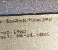 微妙に文字が乱れる