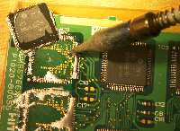 四隅が暖まると、一気に外れる