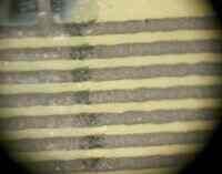 接続不良部の拡大