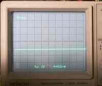 水晶の発振が確認されない