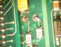 ジャンパー線による修理