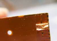 裏面の銅とショート