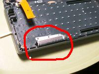 キーパターン側のコネクタ電極