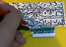 キーパターンの導通を検査する