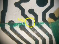 抵抗が増大した部分