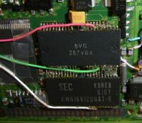 メモリ側の配線