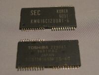 取り付けるチップの足を一部曲げる