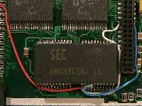 RAMからの信号線引き出し