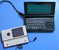 W-ZERO3 esとhp200LXとで共通のカードを使いまわす