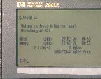 デジカメでフォーマットした後は200LXでも認識する