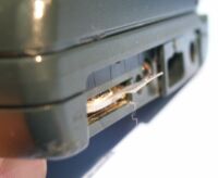 完全に挿入したところ