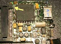 別の電池食い200LXでもパスコンがショート