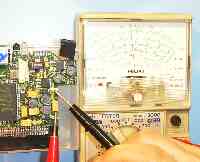 正常時の電池端子の抵抗値