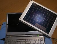 本体の液晶を切る