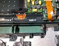 底蓋を開いた状態