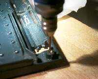 最初に切断面を平坦にする